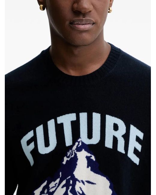 From Future Blue Pull À Imprimé Graphique