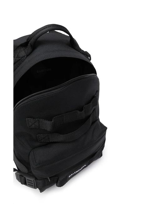 Balenciaga Black Small Army Multi-Carry Backpack for men