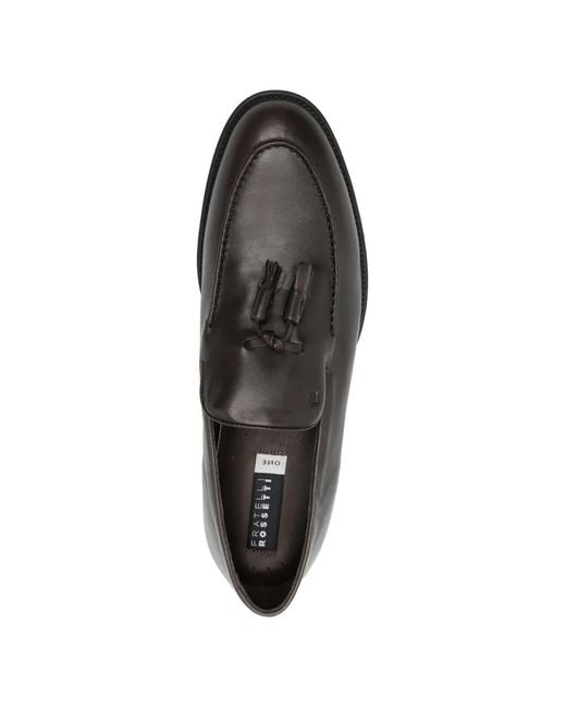 Fratelli Rossetti Gray Tassel-Detail Loafers for men