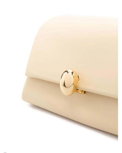 Jil Sander Natural Leather Shoulder Bag