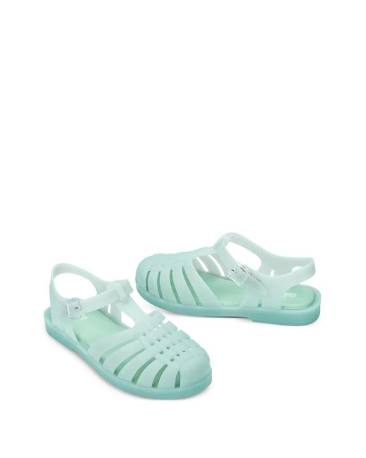 Melissa Green Possession Flat Sandals
