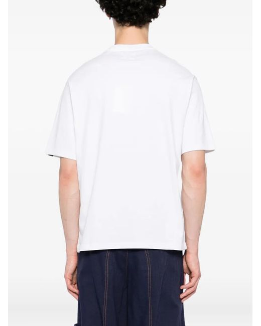 SPORT b. by agnès b. White Dino-Print T-Shirt for men