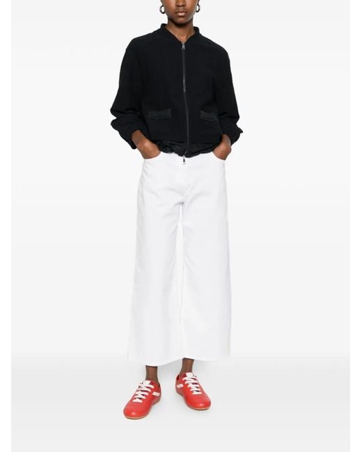 Moncler Black Zip Pocket Sweater