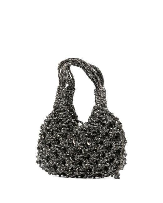 HIBOURAMA Black Mini Vannifique Tote Bag