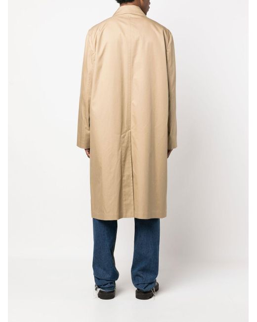 Mens single deals breasted raincoat