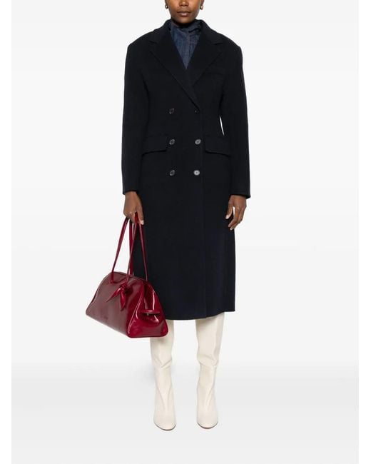 P.A.R.O.S.H. Black Double-Breasted Coat