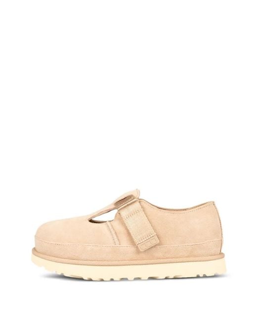 Ugg Natural Goldenstar Suede Ballet Flat