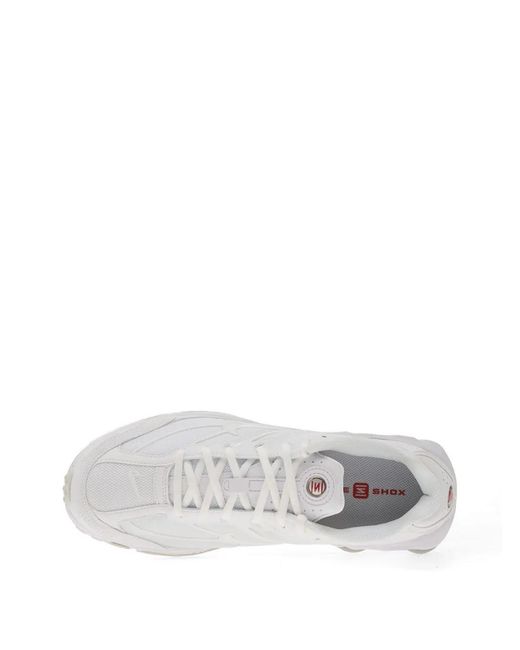 Nike White Baskets Shox Ride 2 À Empiècements for men