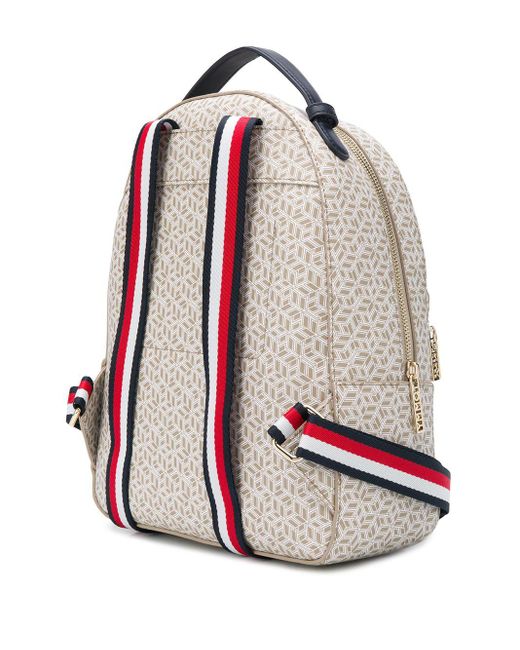 tommy monogram backpack