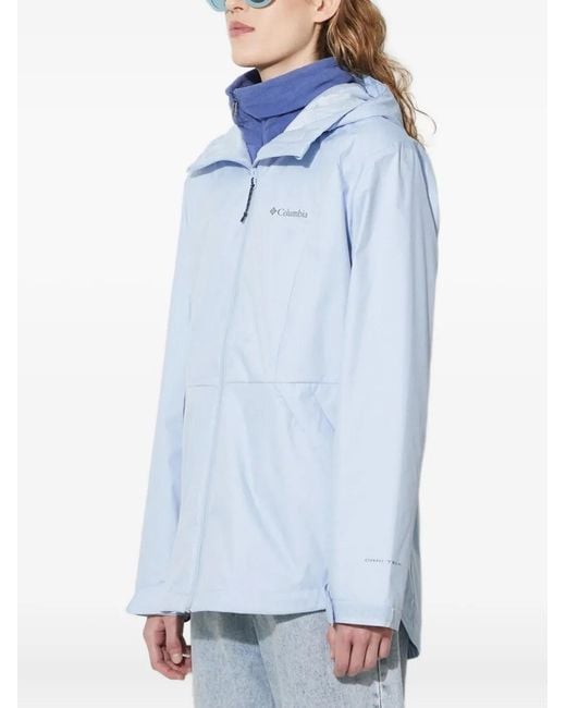 Columbia Blue Inner Limits Hooded Zip-Front Jacket