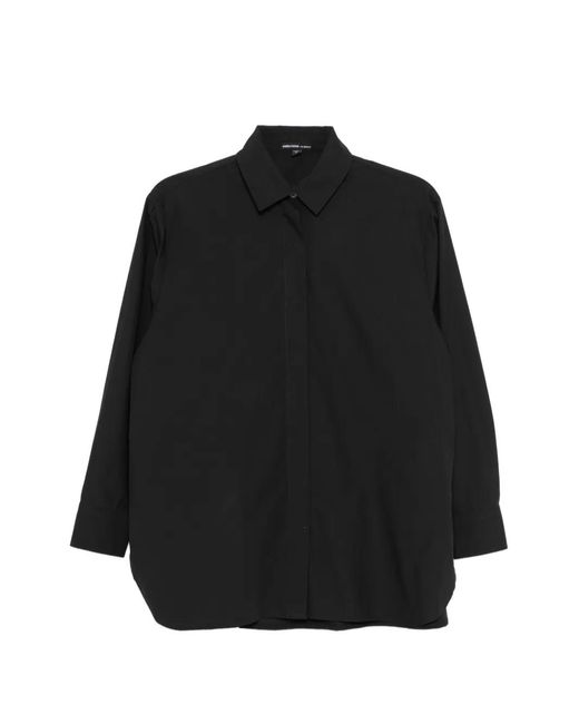 James Perse Black Klassisches Hemd