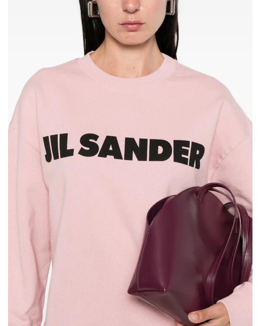 Jil Sander ロゴ スウェットシャツ Pink