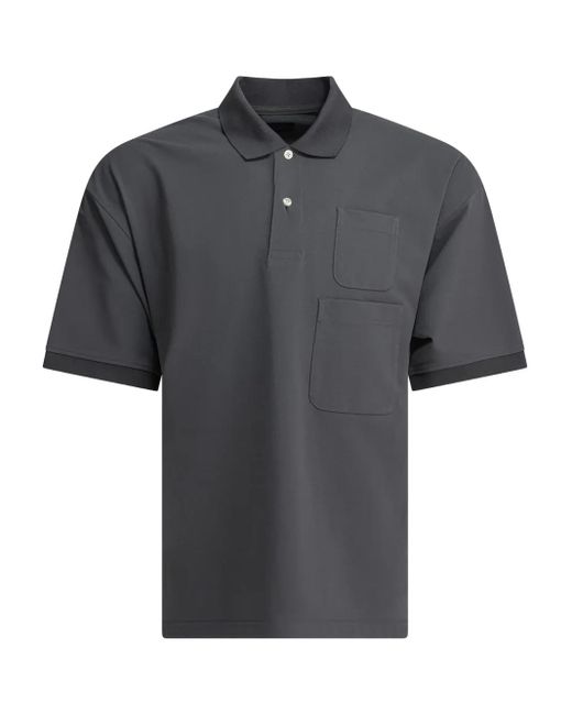Daiwa Pier39 Black Double-Pocket Polo Shirt for men