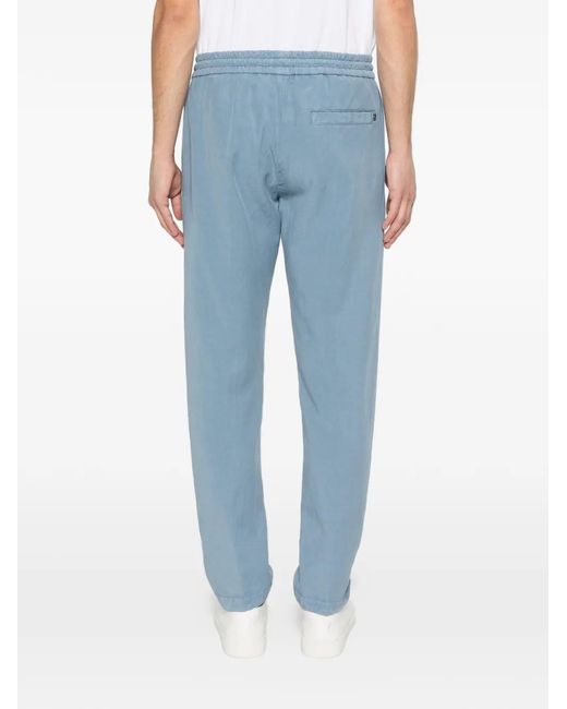 Dondup Blue Drawstring Trousers for men