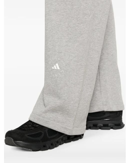 Adidas By Stella McCartney White Drawstring-Fastening Track Pants