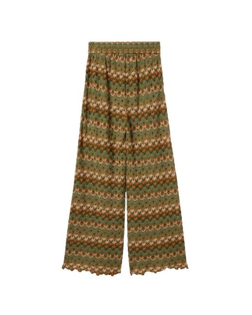 LaDoubleJ Green Palazzo Pants