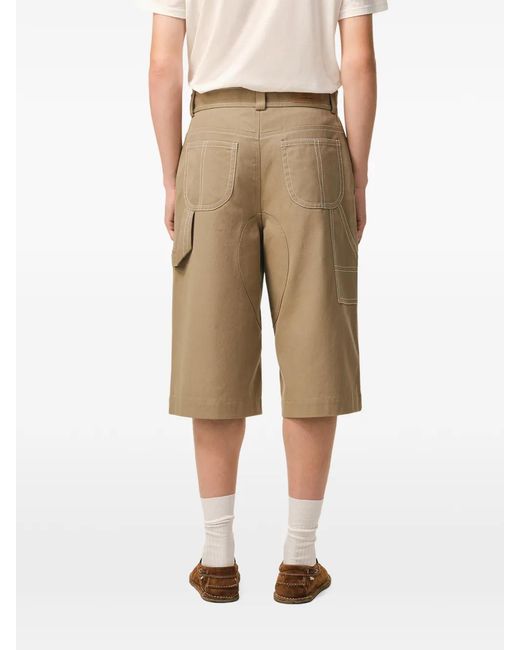 AMI Natural Cotton Worker Bermuda Shorts for men