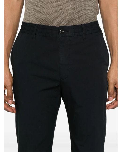 Pantalones slim de algodón con bolsillos Incotex de hombre de color Blue
