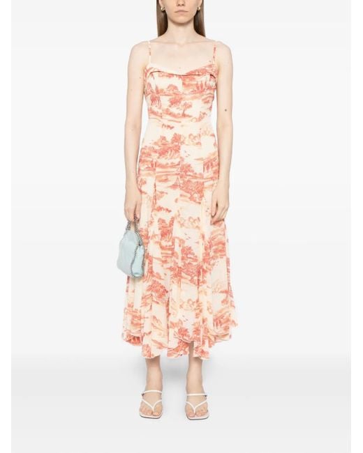 Reformation Pink Fredo Dress