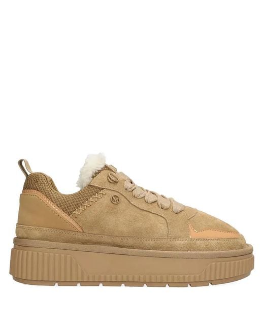 Mexx Natural Fluffy Platform Sneakers