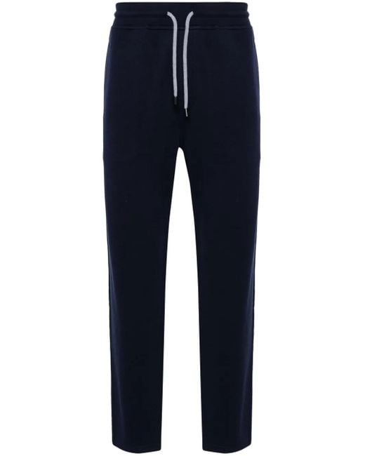 Brunello Cucinelli Trainingsbroek Met Trekkoord in het Blue voor heren