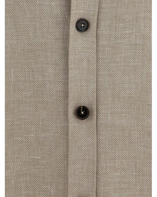 Zegna Natural Long-Sleeve Shirt for men
