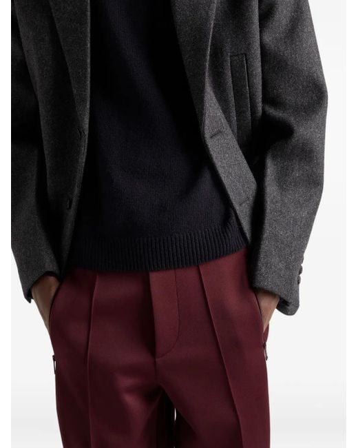 Pantalon À Bandes Latérales Prada pour homme en coloris Purple