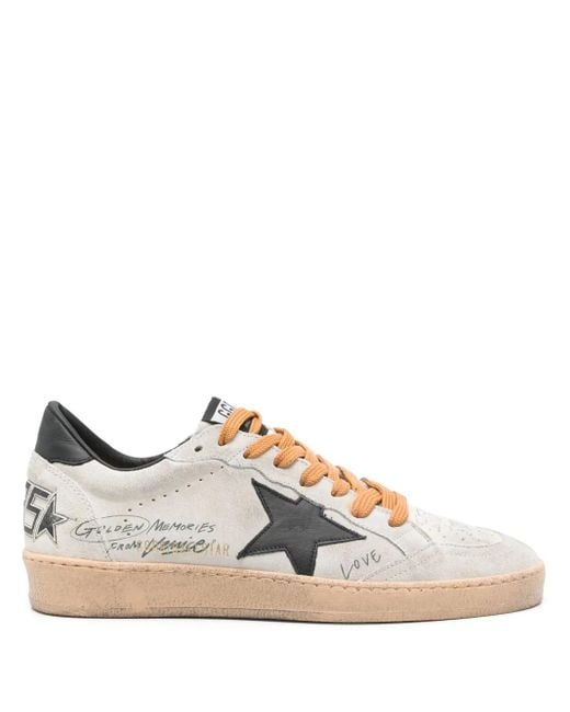 Golden Goose Deluxe Brand Natural Ball Star Sneakers for men