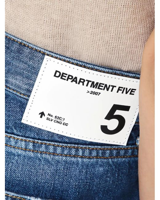 Department 5 Jeans Met Vijf Zakken in het Blue