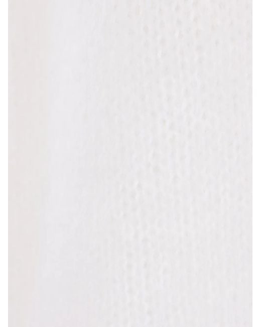 Loewe White Wool Sweater