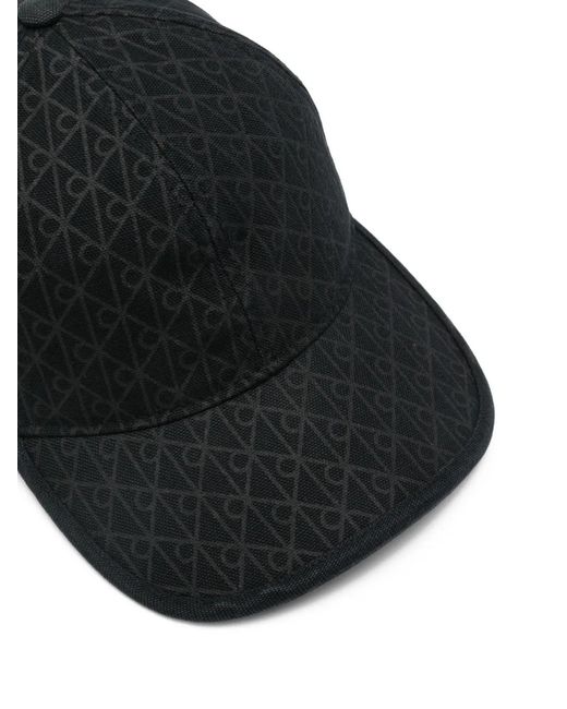 Calvin Klein Black Patterned Baseball Cap for men