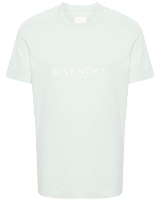 T-shirt en coton à logo imprimé Givenchy pour homme en coloris White