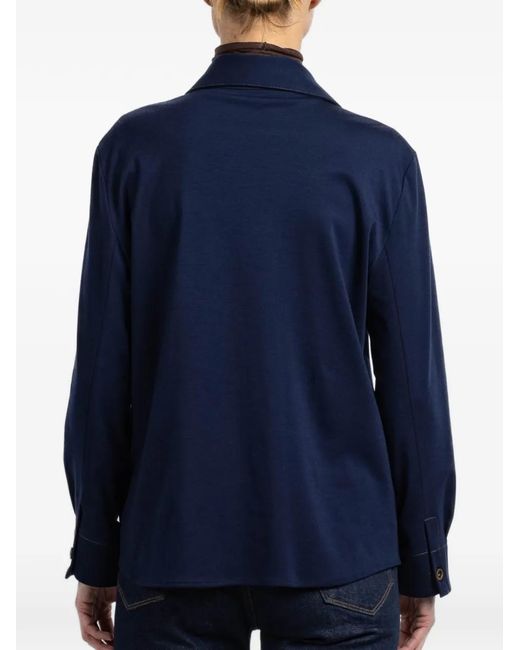 Peter Cohen Blue Long-Sleeve Shirt