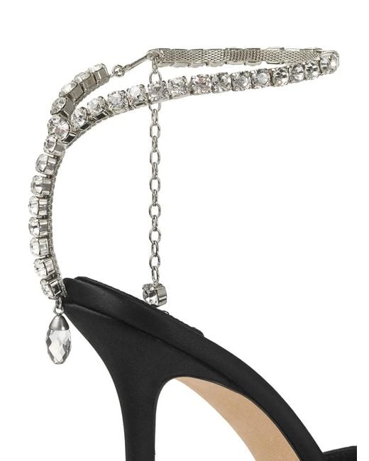 Jimmy Choo Black Saeda 100 Pumps