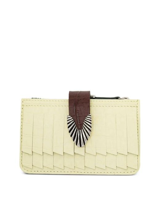 Toga Natural Zip Leather Cardholder for men