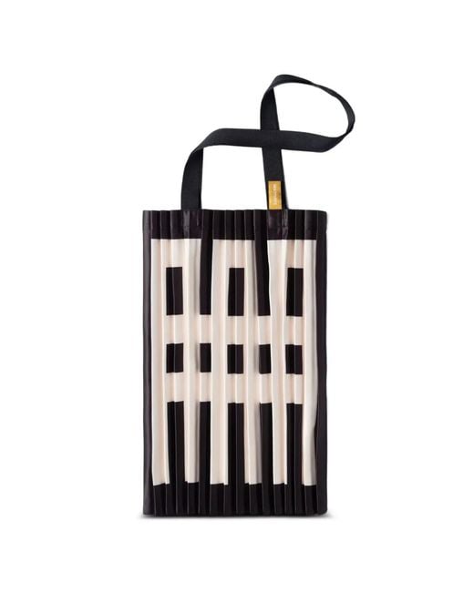 MULTITUDES BAGS White Mondello Pleated Tote Bag