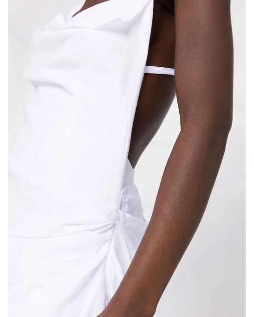 Jacquemus La Robe Saudade Maxi-Jurk in het White