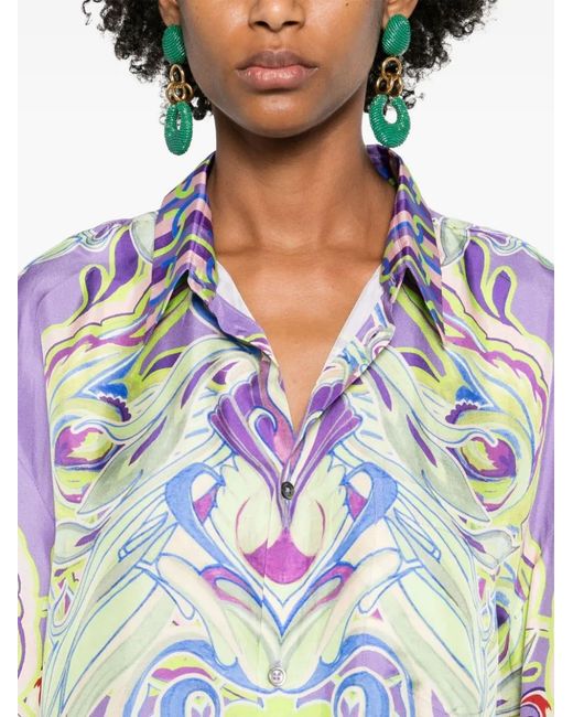 Camilla Blue Amsterdam Jewel Oversized Shirt for men