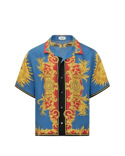 Versace Blue Shirts for men