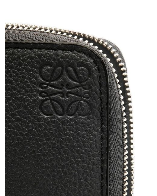 メンズ Loewe ファスナー財布 Black