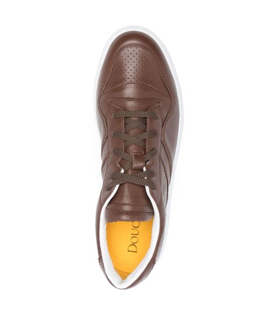 Sneakers in pelle di Doucal's in Brown da Uomo