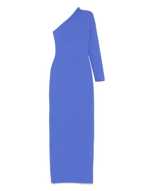 Solace London Joana マキシドレス Blue