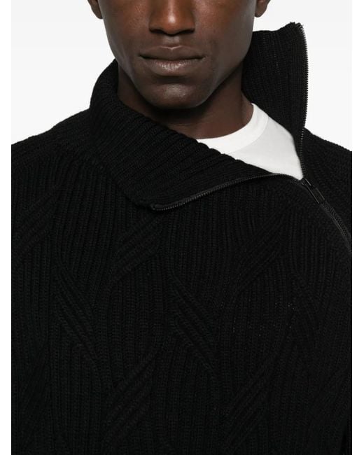 Pull En Maille Torsadée Yohji Yamamoto pour homme en coloris Black