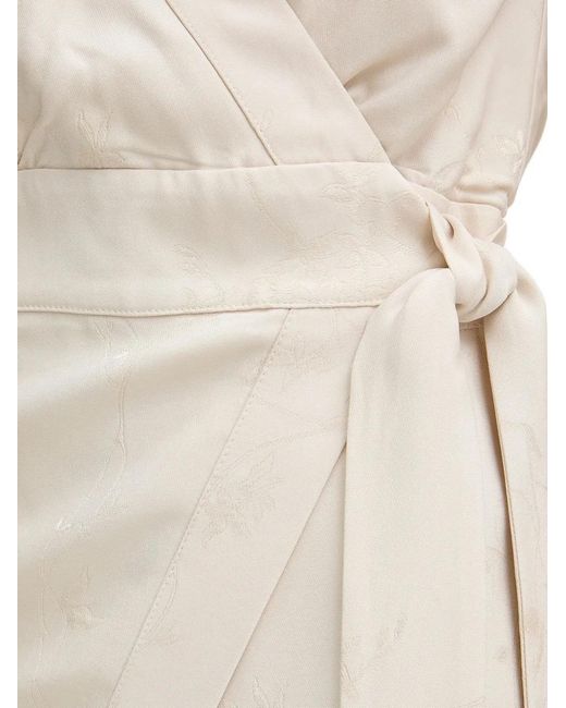 Robe Mi-Longue À Col V Marciano en coloris White