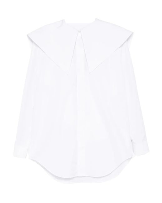 Viktor & Rolf White Volant-Detail Shirt