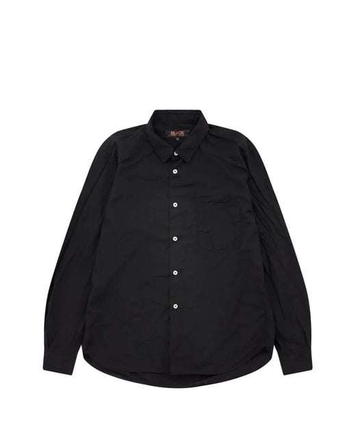 COMME DES GARÇON BLACK Black Pocket Collared Shirt