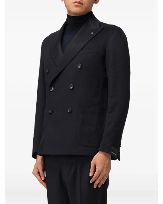 Tagliatore Blue Montecarlo Double-Breasted Jacket for men