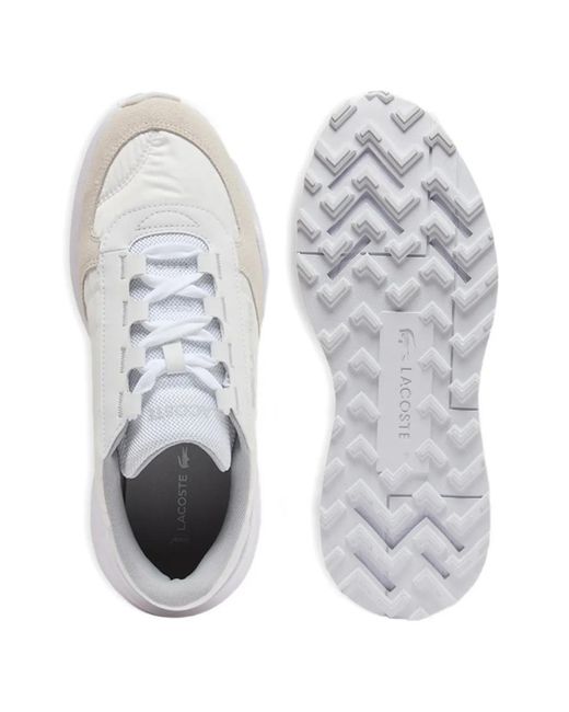 Lacoste White Elite Active Evo Low-Top Sneakers for men