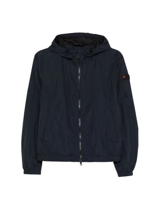 Peuterey Blue Hooded Zip Jacket