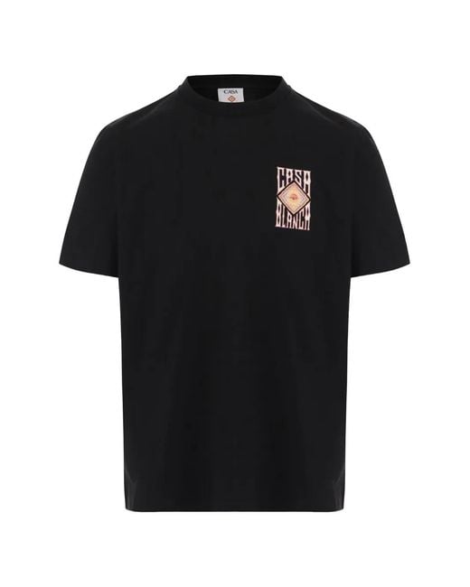 Casablanca Black T-Shirts And Polos for men